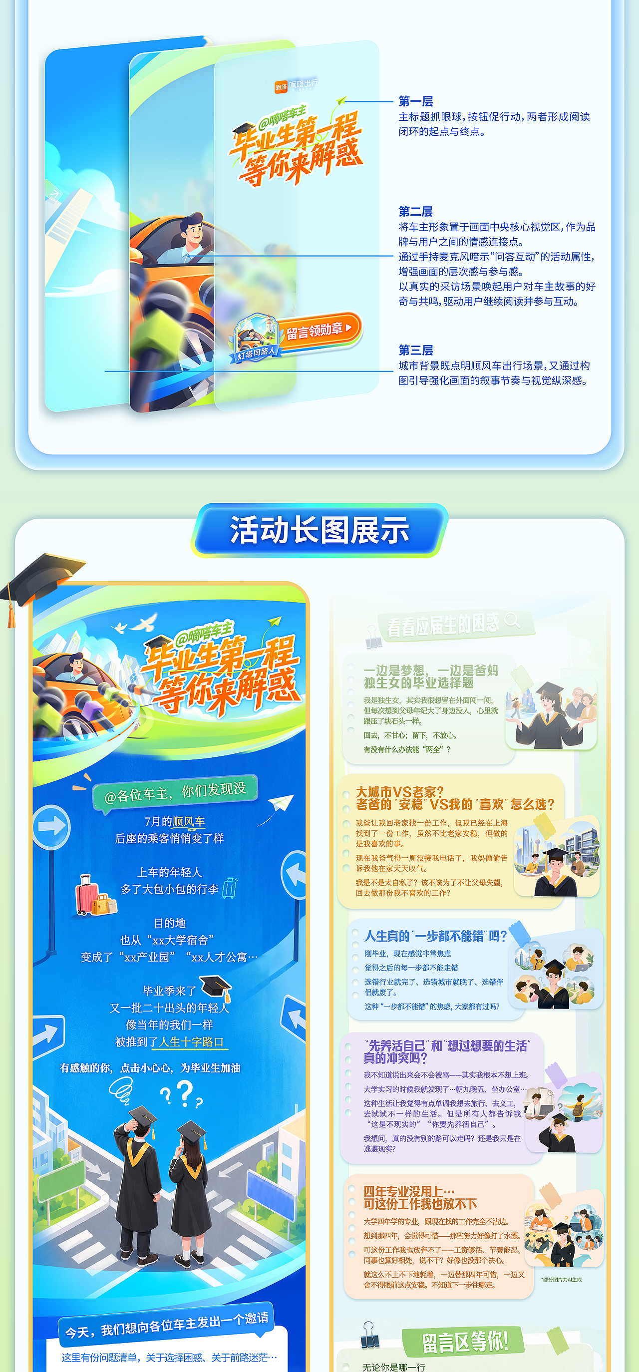 嘀嗒出行2026年毕业季项目-视觉设计总结（图ZNDEwMDM3NzMy） - 运营设计 - 站酷设计师嘀嗒出行原创素材 - 站酷ZCOOL