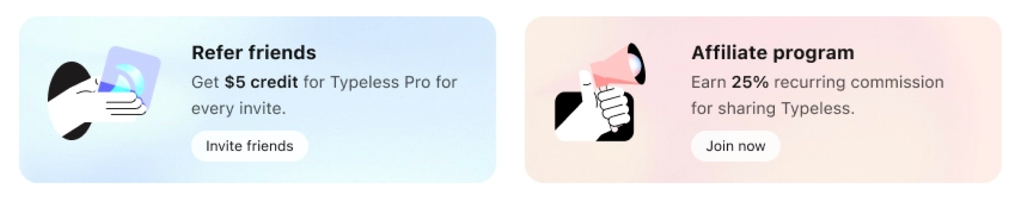 Typeless首页重设计：AI 产品越往前，越考验设计基本功（图ZMTU3NTQ1MjQ=） - 观点 - 站酷设计师Cappo原创素材 - 站酷ZCOOL