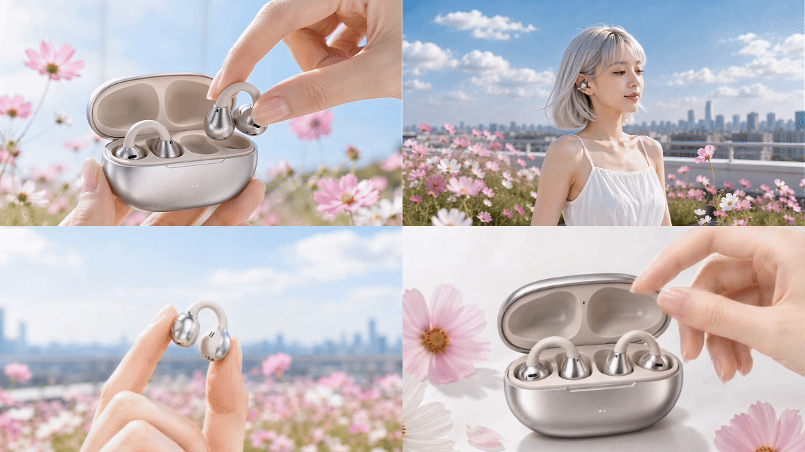 《听见风的形状》| 开放式耳夹耳机品牌全案设计（图ZNDEwMDQyMTU2） - 品牌 - 站酷设计师sinn_原创素材 - 站酷ZCOOL