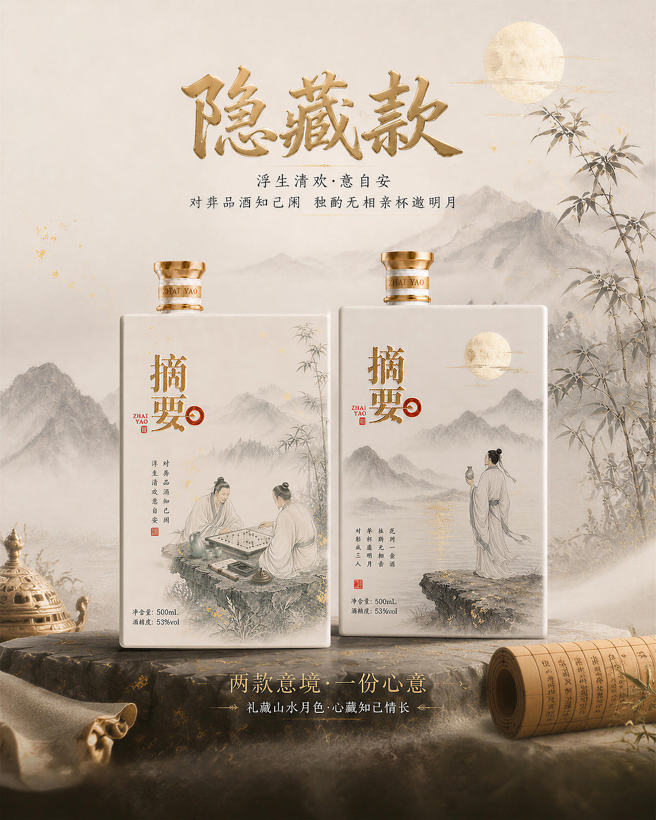 摘要・青花四雅（图ZNDEwMDQ5MzEy） - 产品 - 站酷设计师davidgoggins原创素材 - 站酷ZCOOL