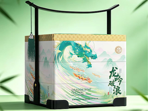 龙吟破浪国风提篮礼盒