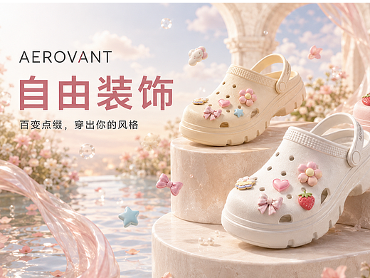 AI动画 洞洞鞋动态设计短片
