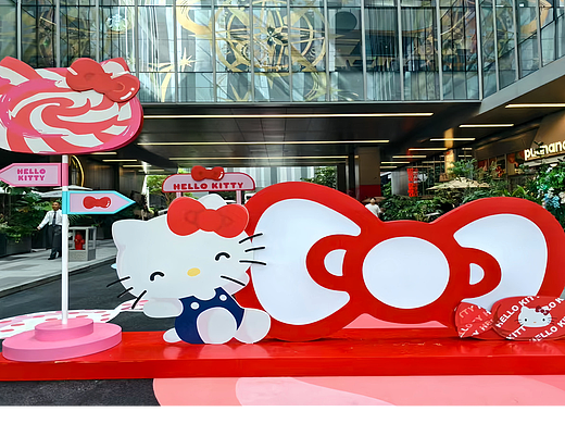 IP美陈成趋势：解析深圳大悦城 HelloKitty首展设计逻辑-肆墨设计