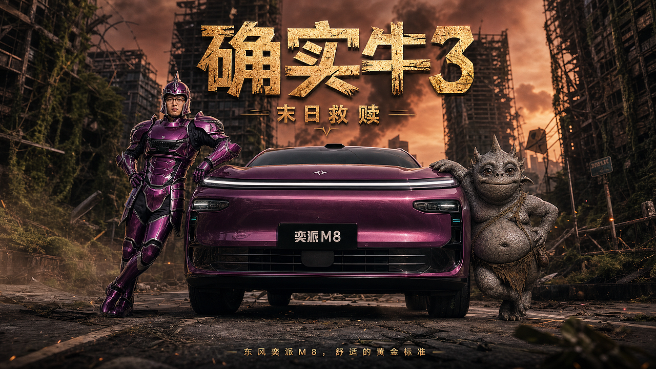 【确实牛3·末日救赎】(图ZNDEwMDc4MDA4) - AI作品 - 站酷设计师AI图图原创素材 - 站酷ZCOOL