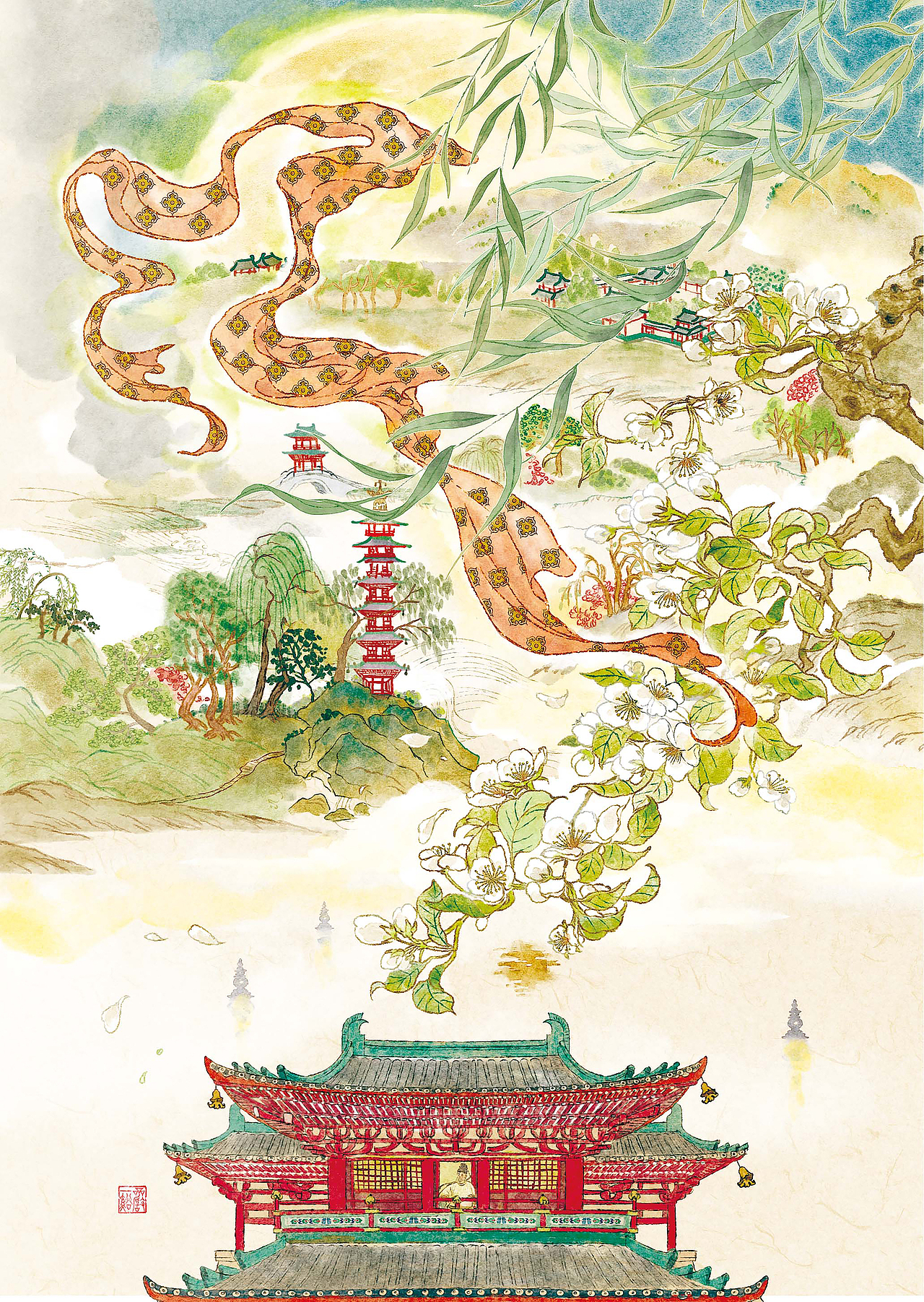 🖌️ 执笔绘丹青,赴一场穿越时空的大唐诗梦之约 ✨(图ZNDEwMDg3NDY0) - 绘本 - 站酷设计师月光下的懒猫一溪原创素材 - 站酷ZCOOL