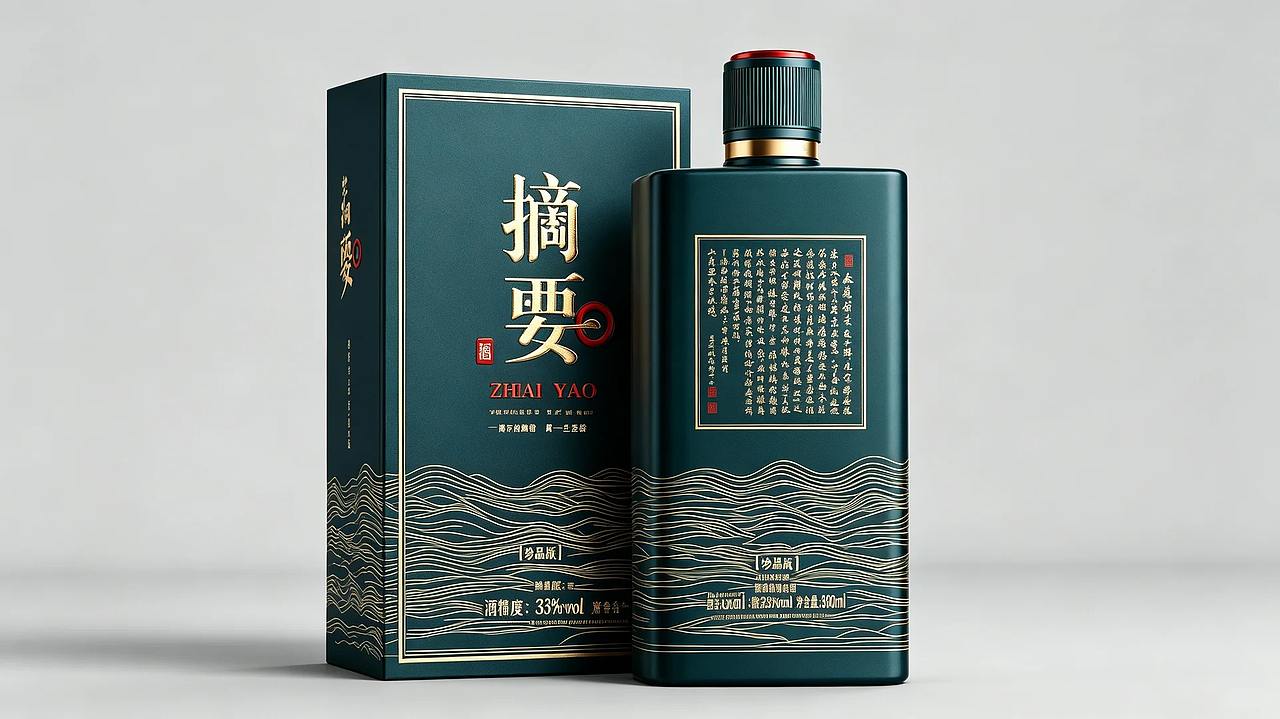 摘要白酒比赛——《山河书册》(图ZNDEwMDkwNjI4) - 产品 - 站酷设计师设计师花花日常原创素材 - 站酷ZCOOL