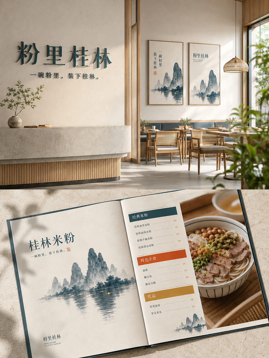 桂林米粉品牌全案设计丨粉里桂林（图ZNDEwMTAwMTE2） - 品牌 - 站酷设计师一只猪设计丨小芷原创素材 - 站酷ZCOOL
