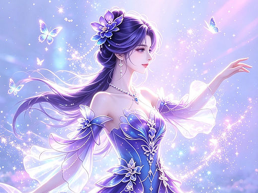 知予华裳|沧澜秘境·剧情分镜:紫藤花开