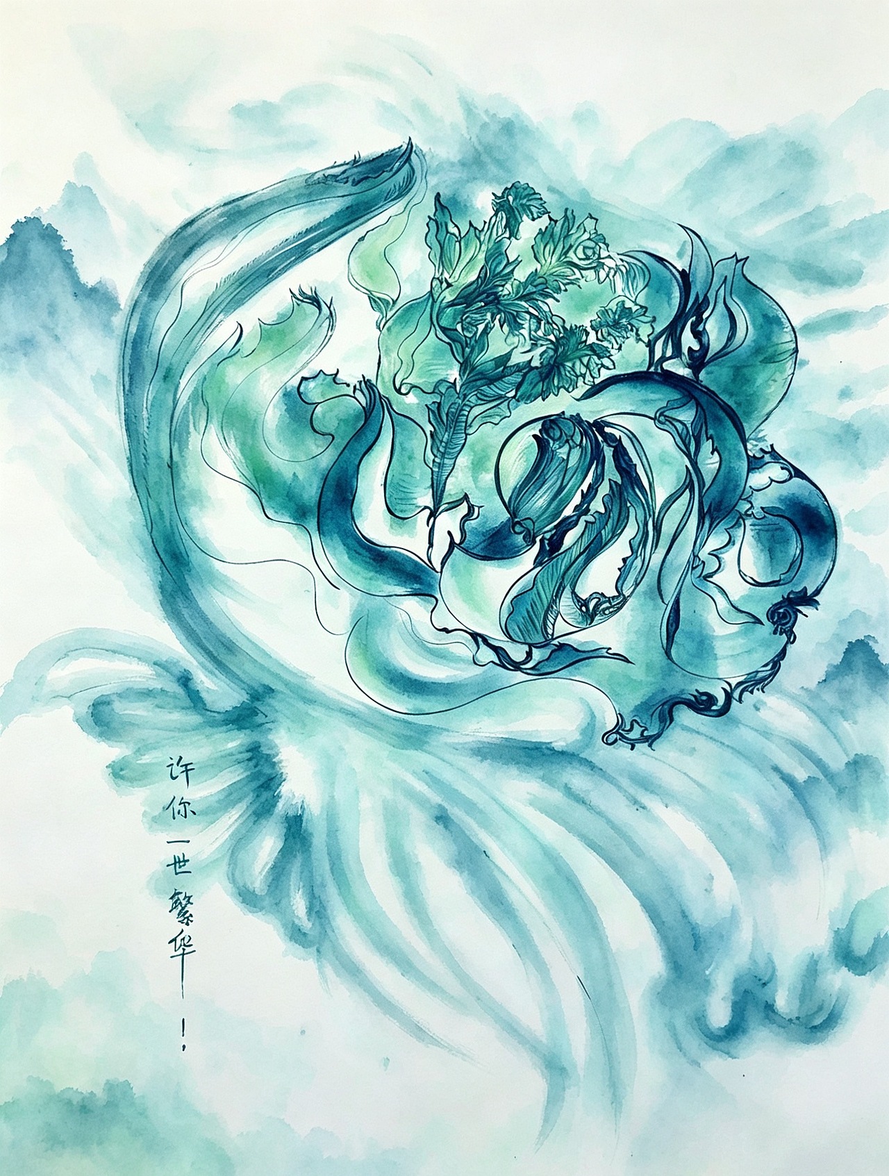 知予华裳｜沧澜秘境·剧情分镜：紫藤花开（图ZNDEwMTA4MzYw） - 商业插画 - 站酷设计师FLY视觉工作室原创素材 - 站酷ZCOOL