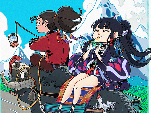 福金与月羿（个人主页-ZNzM5MjcxNzI=） - 商业插画 - 站酷设计师longisdaxia原创素材 - 站酷ZCOOL