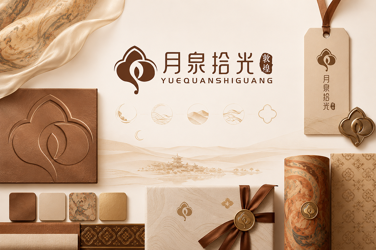 月泉拾光｜把敦煌的月光，装进现代人的礼盒里（图ZNDEwMTIwNjQ4） - Logo - 站酷设计师狮动策划设计原创素材 - 站酷ZCOOL