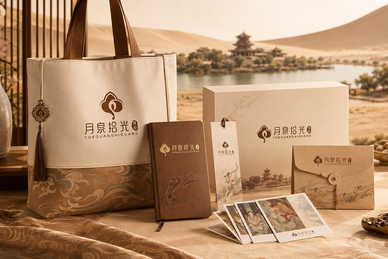 月泉拾光｜把敦煌的月光，装进现代人的礼盒里（图ZNDEwMTIwNjU2） - Logo - 站酷设计师狮动策划设计原创素材 - 站酷ZCOOL