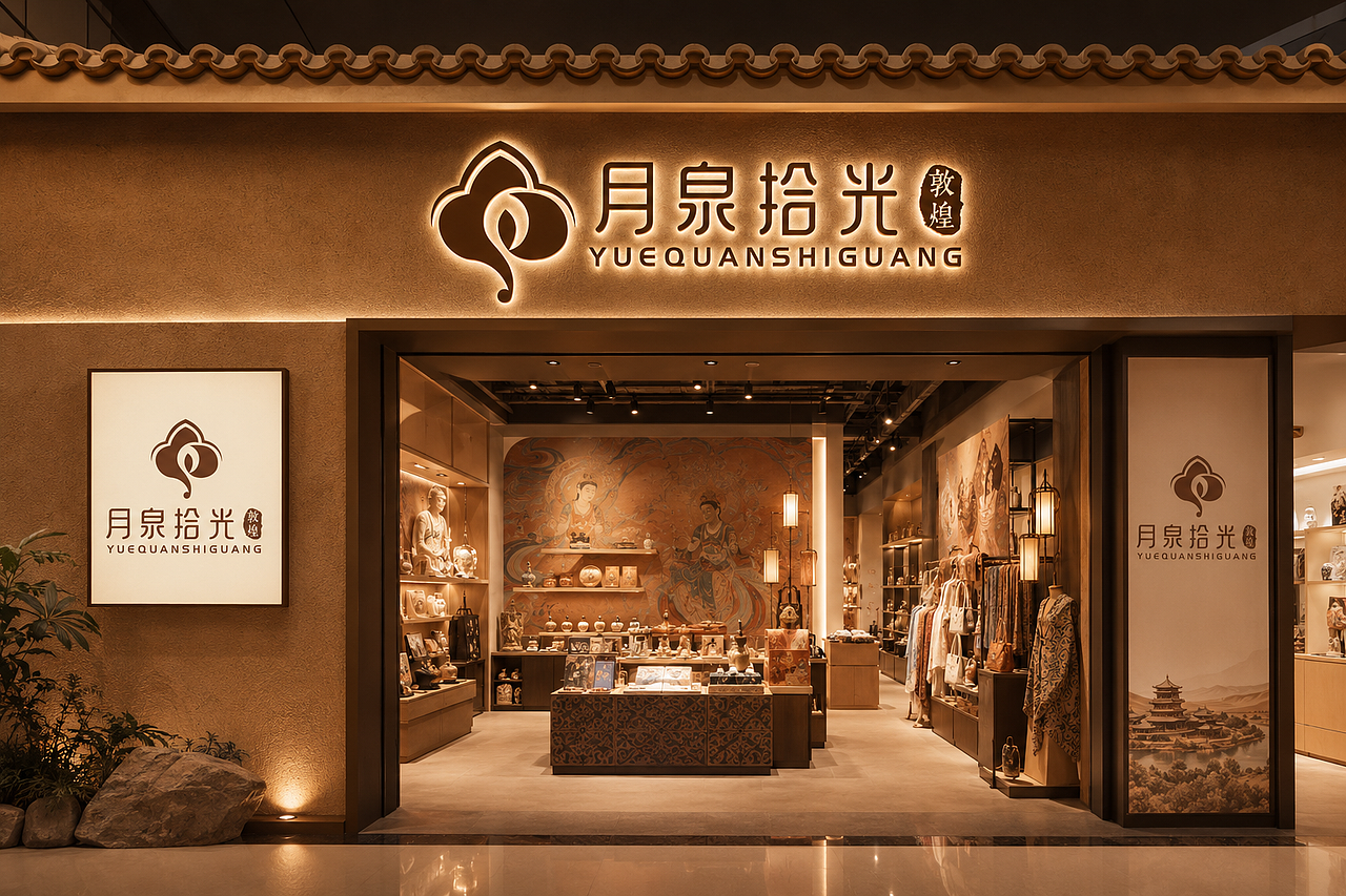 月泉拾光｜把敦煌的月光，装进现代人的礼盒里（图ZNDEwMTIwNjY0） - Logo - 站酷设计师狮动策划设计原创素材 - 站酷ZCOOL