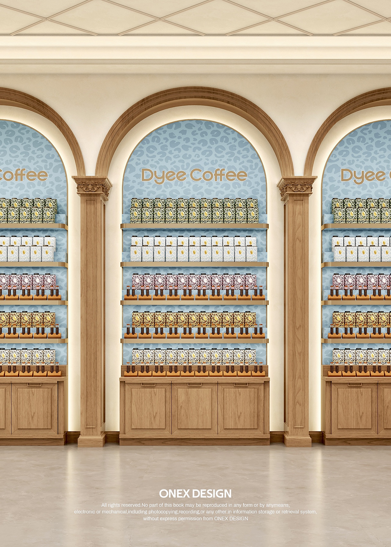 Dyee Coffee 滴耶咖啡 · 国贸春天店 | ONEXDESIGN(图ZNDEwMTM1MTc2) - 酒店餐饮设计 - 站酷设计师ONEXDESIGN原创素材 - 站酷ZCOOL