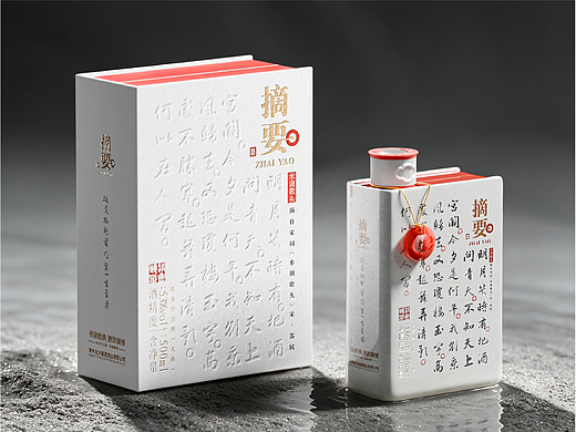 摘要酒·水调歌头 包装设计