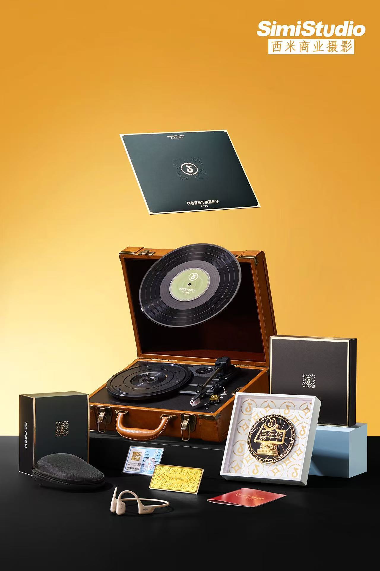 产品拍摄｜抖音黑胶唱机套装（图ZNDEwMTQyNzM2） - 产品摄影 - 站酷设计师西米商业摄影原创素材 - 站酷ZCOOL