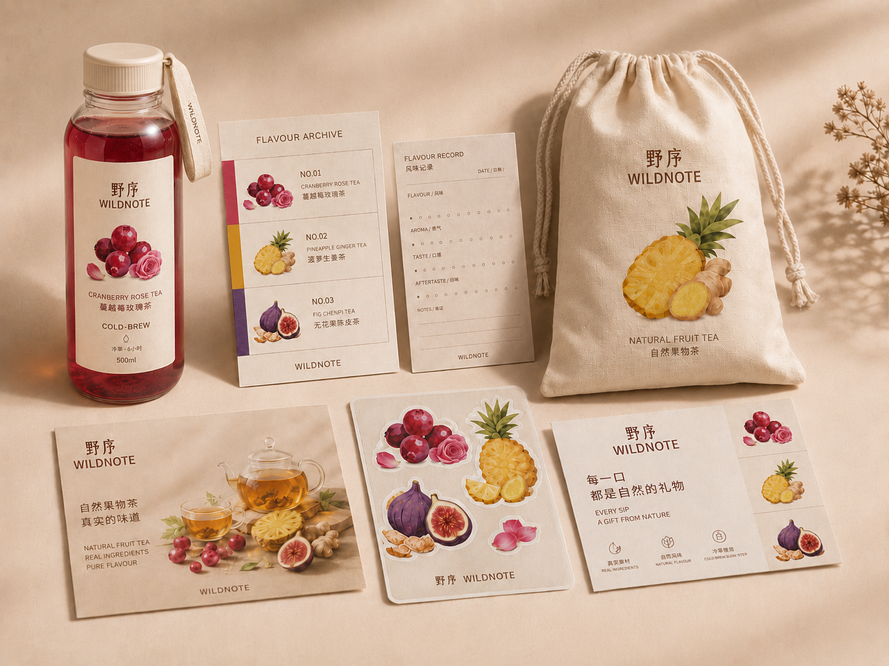 野序WILDNOTE丨果泡茶包装设计（图ZNDEwMTQ1MDU2） - 包装 - 站酷设计师三川MY原创素材 - 站酷ZCOOL