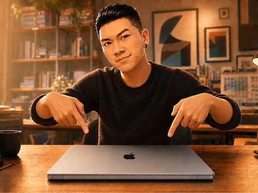 AIGC AI影像·《新Mac到位，创意开工》