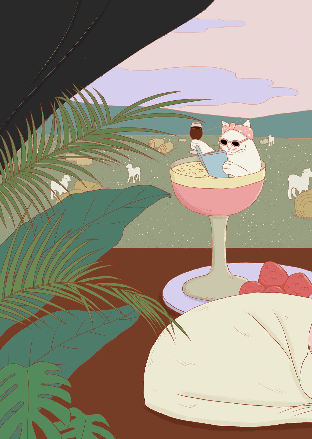 午后（图ZNDEwMTU1ODI4） - 商业插画 - 站酷设计师屿宙Yuzo原创素材 - 站酷ZCOOL