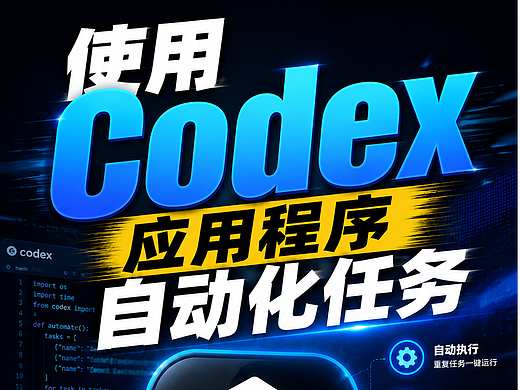 使用Codex应用程序自动化处理任务？| 雨田AIGC | AIGC应用 | AI自动化 |