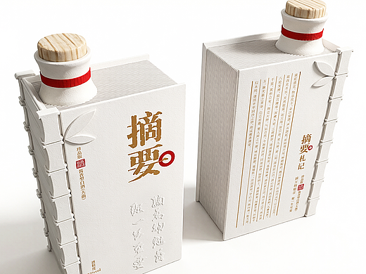 摘要酒包装设计：东方美学的当代表达