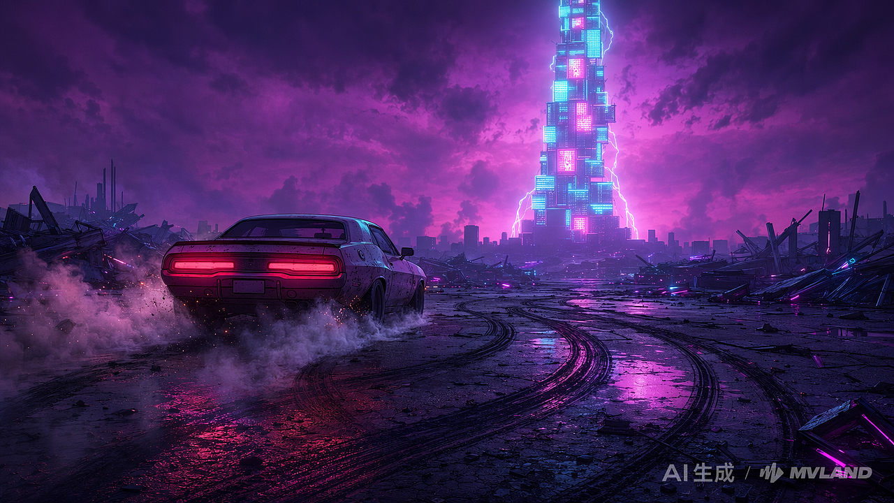 废墟独白#MVLAND嘻哈狂欢派对（图ZNDEwMTg5NDM2） - AI作品 - 站酷设计师焚灯录原创素材 - 站酷ZCOOL