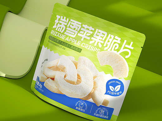 原创 | 旭峥果蔬 | 瑞雪苹果脆片