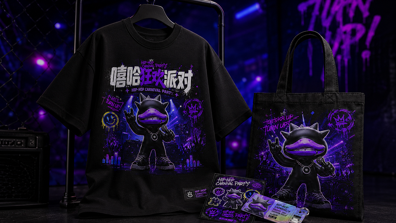 嘻哈狂欢派对#MVLAND嘻哈狂欢派对(图ZNDEwMTk3NDY4) - AI作品 - 站酷设计师GY星星原创素材 - 站酷ZCOOL