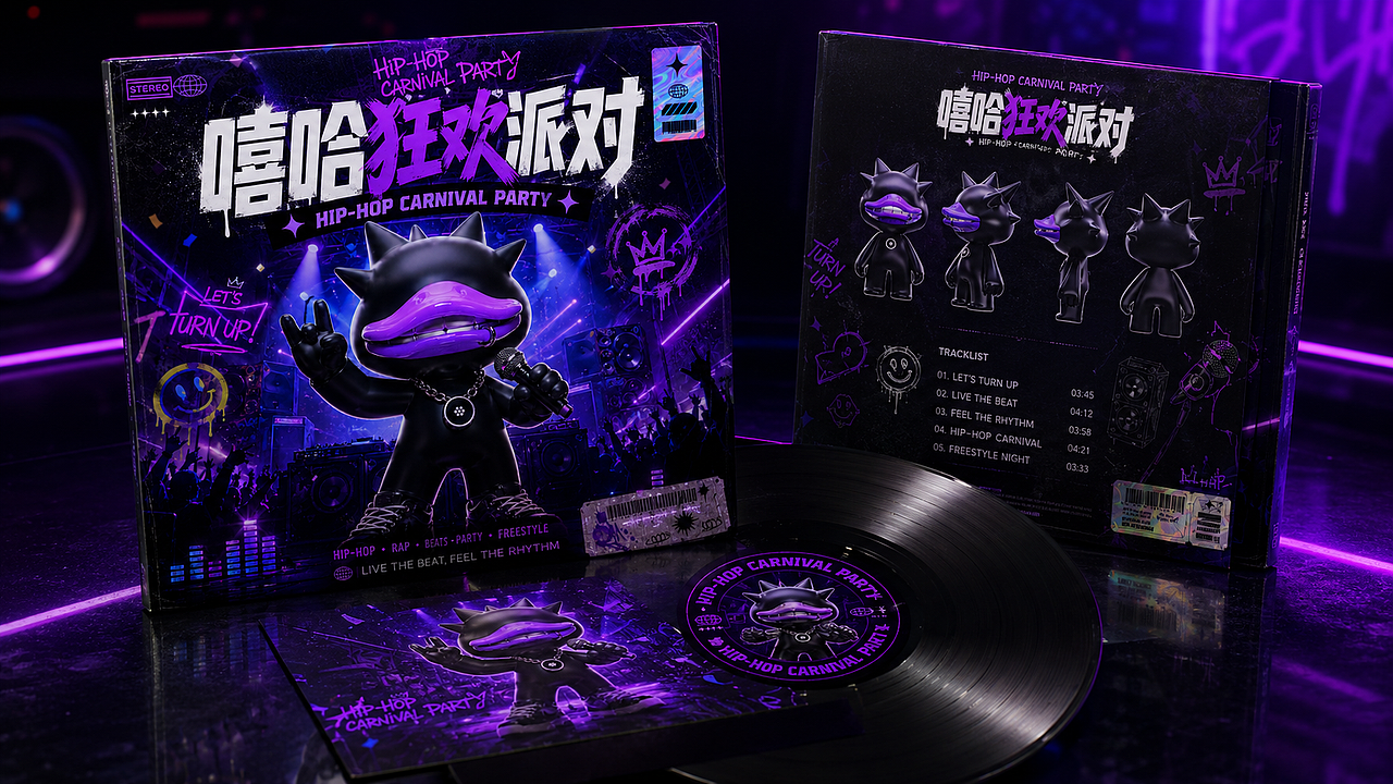 嘻哈狂欢派对#MVLAND嘻哈狂欢派对(图ZNDEwMTk3NDcy) - AI作品 - 站酷设计师GY星星原创素材 - 站酷ZCOOL