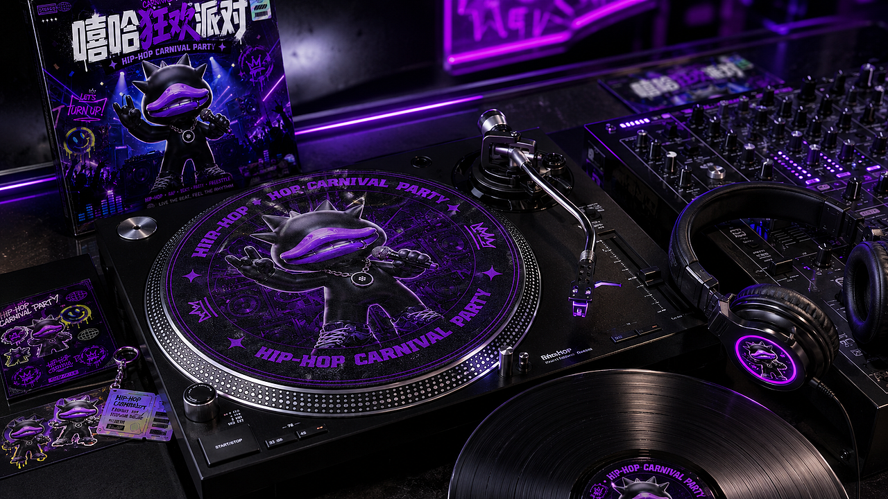 嘻哈狂欢派对#MVLAND嘻哈狂欢派对(图ZNDEwMTk3NDgw) - AI作品 - 站酷设计师GY星星原创素材 - 站酷ZCOOL
