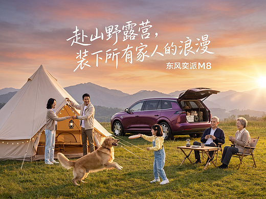 赴山野露营，装下所有家人的浪漫