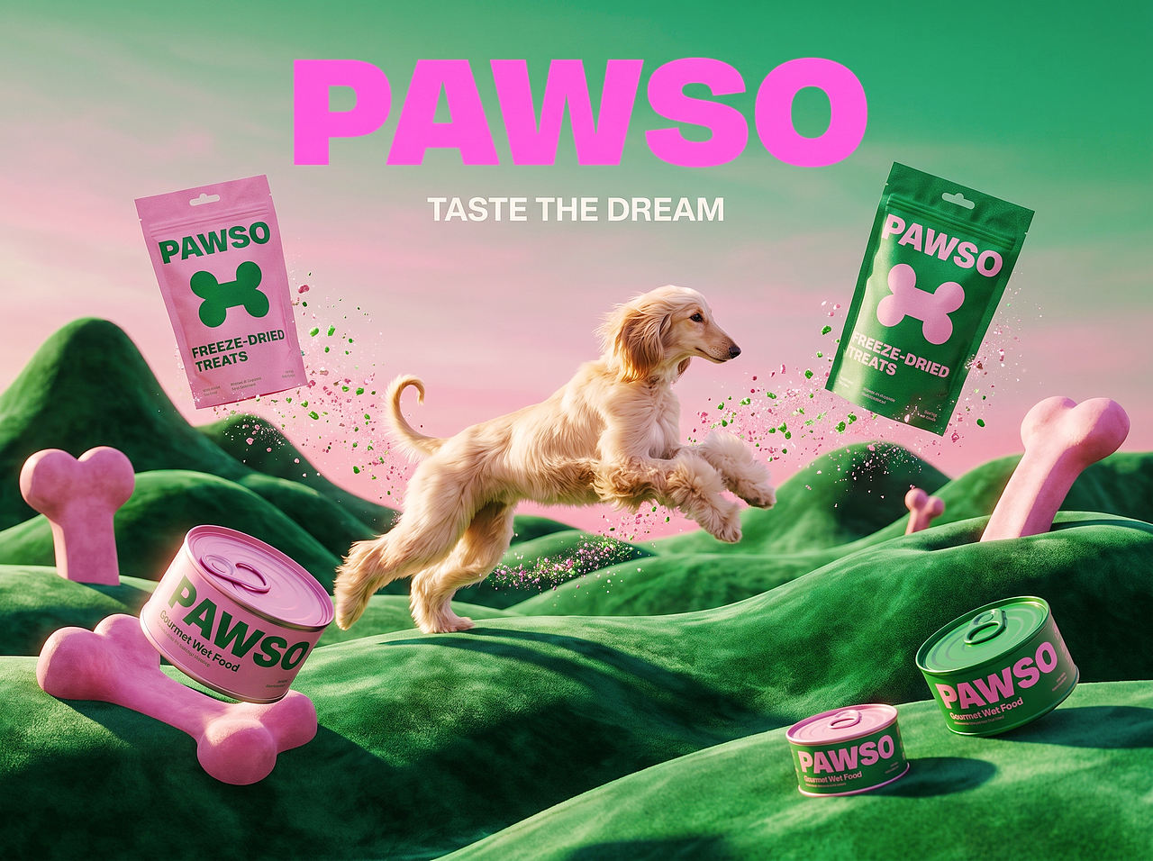 Up-Brands上游文传|PAWSO:宠物罐头的撞色升级(图ZNDEwMjA1MjA4) - 品牌 - 站酷设计师上游文创品牌设计原创素材 - 站酷ZCOOL