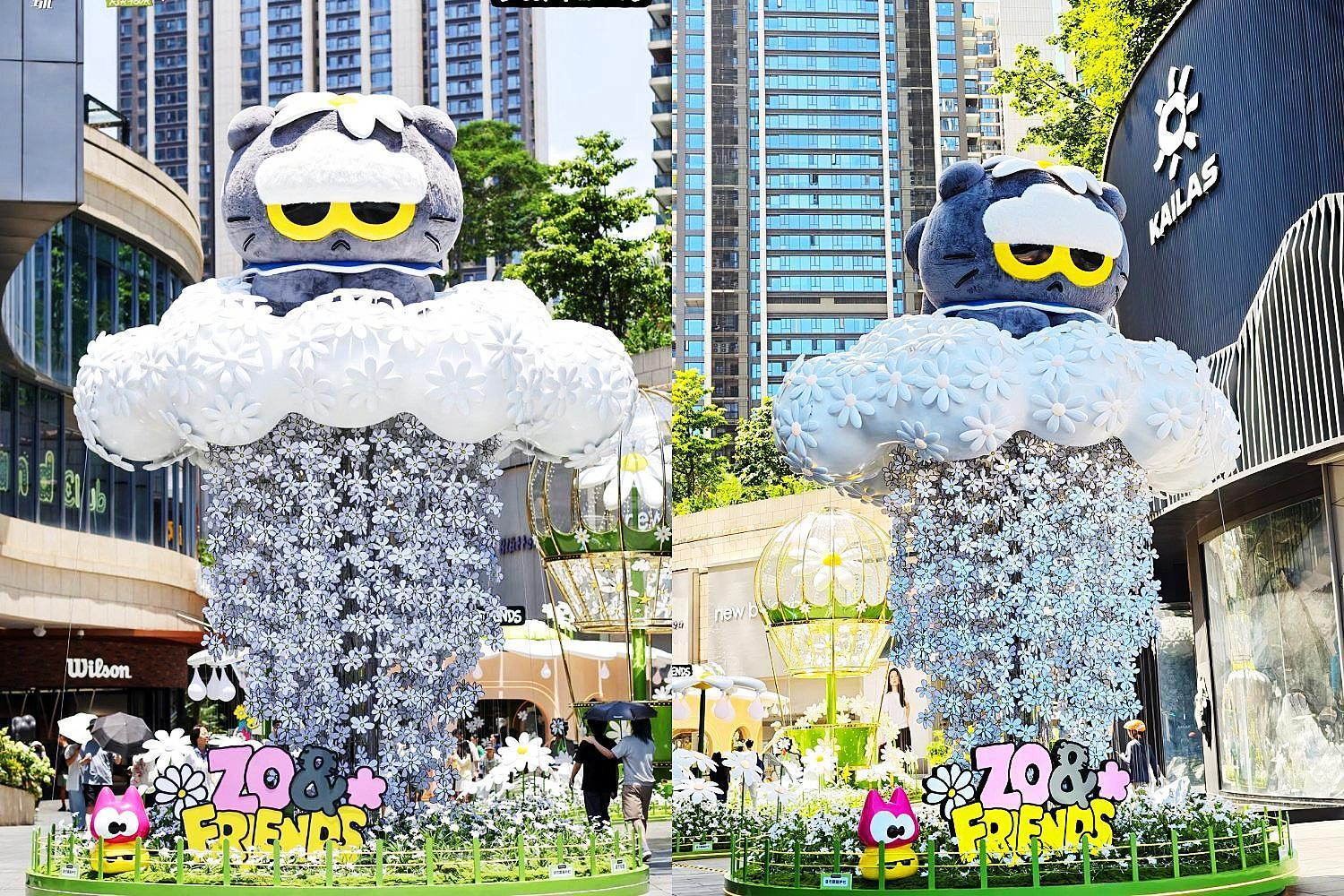 深圳前海壹方城“ZO&FRIENDS云端漫游记”主题展美陈设计解析-肆墨设计（图ZMTU3NjQwMDg=） - 资讯 - 站酷设计师肆墨设计原创素材 - 站酷ZCOOL