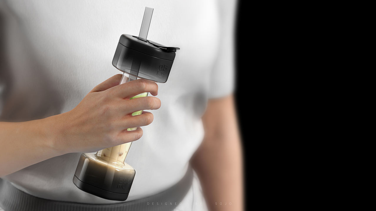 鸡舍 I 哑铃奶茶杯（图ZNDEwMjExOTMy） - 生活用品 - 站酷设计师SOJO设计原创素材 - 站酷ZCOOL