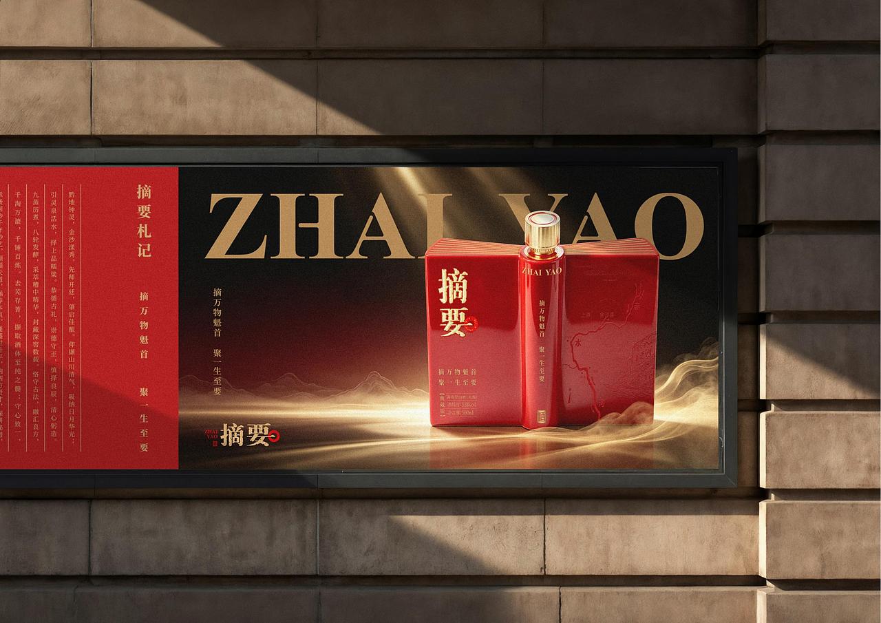 摘要酱香白酒品牌包装及瓶型全案策划定位设计上海因心（图ZNDEwMjE3ODY0） - 产品 - 站酷设计师INHEART上海因心原创素材 - 站酷ZCOOL