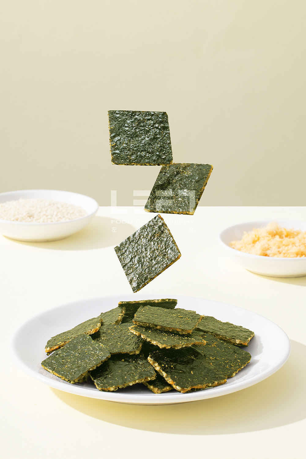 沪上阿姨 × LeftStudio｜海苔脆（图ZNDEwMjE4MTg4） - 美食摄影 - 站酷设计师泉州电商广告摄影原创素材 - 站酷ZCOOL