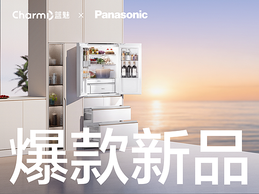 [ Panasonic-松下挪威海冰箱600L ] 视觉设计