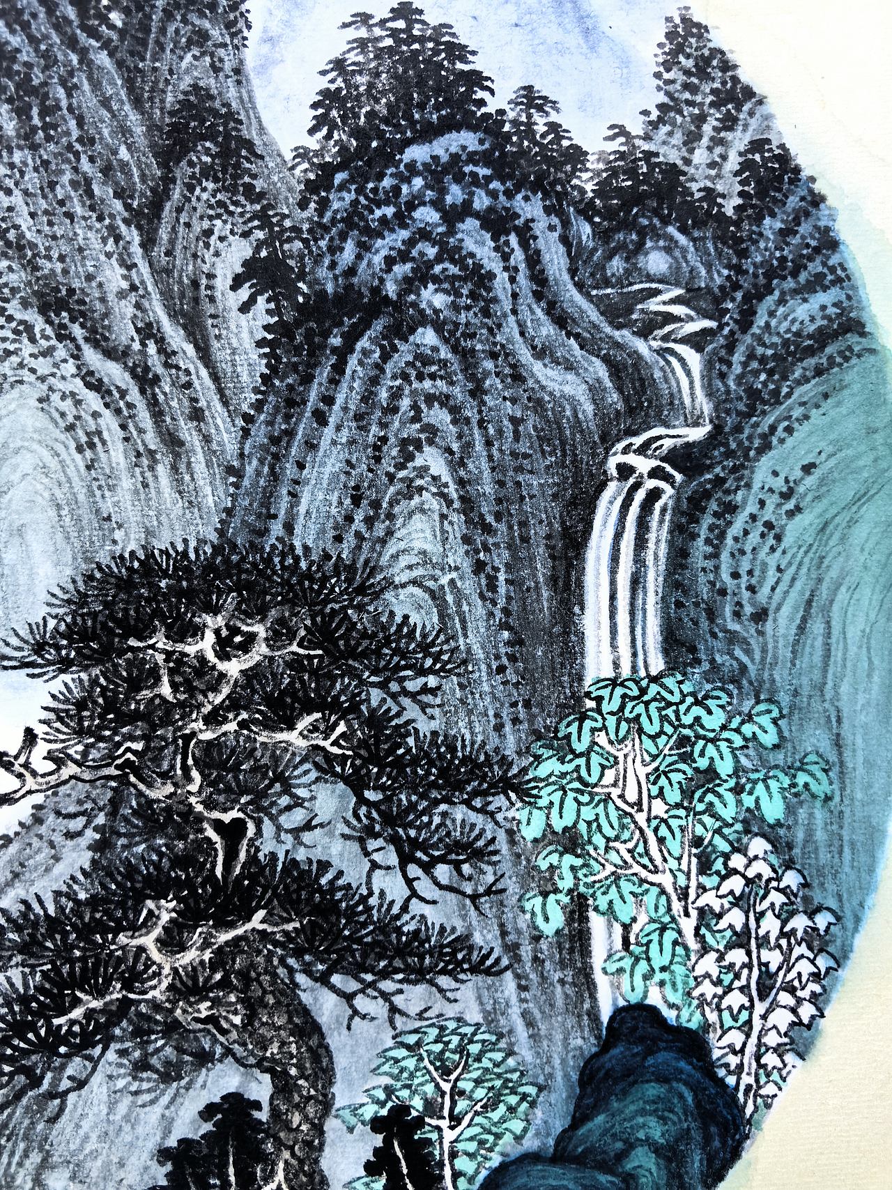 松风听泉（图ZNDEwMjMxNDA0） - 绘画 - 站酷设计师安田原创素材 - 站酷ZCOOL