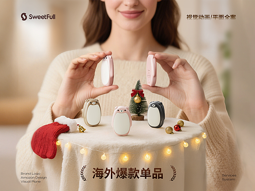 Amazon暖手宝丨海外AI视觉设计全案