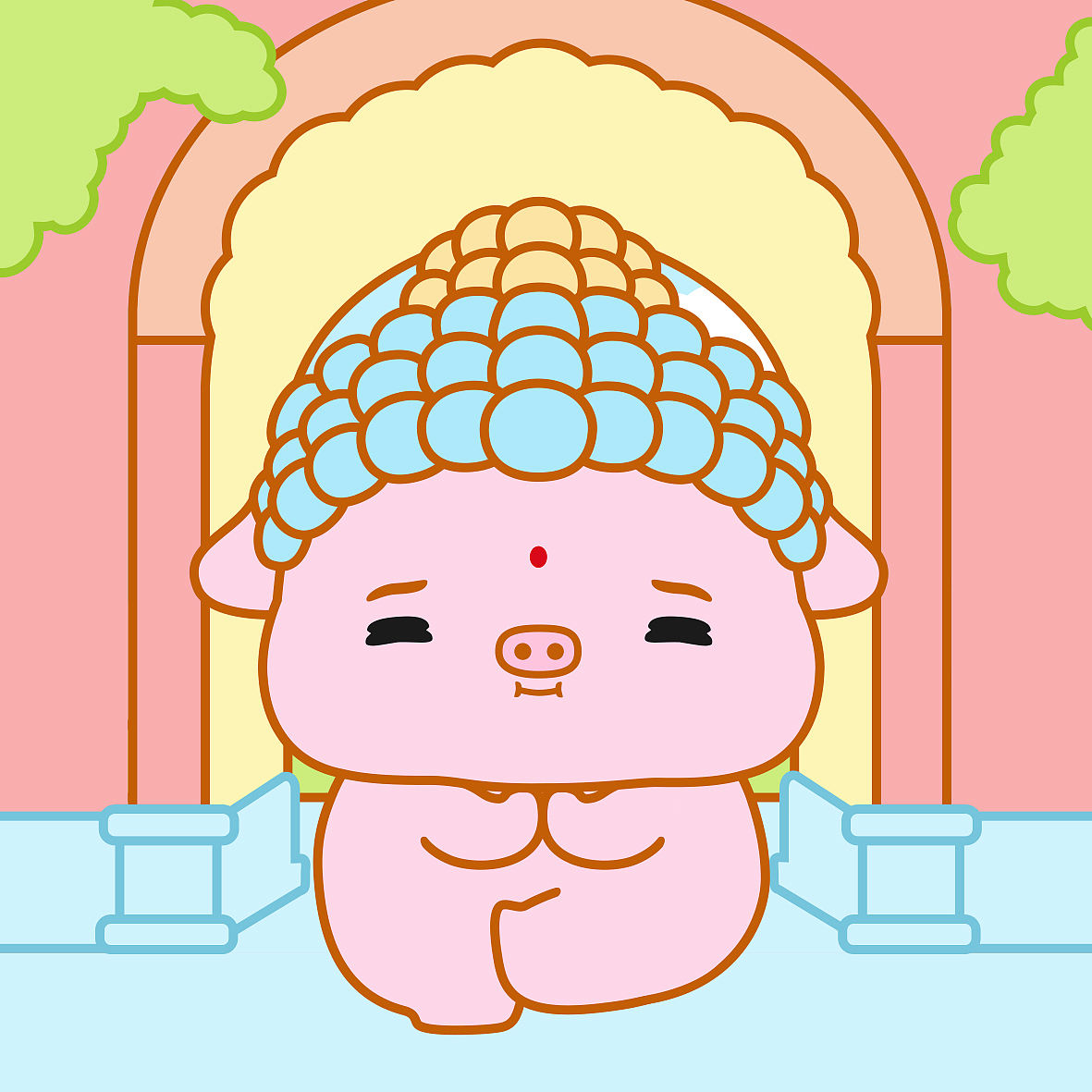 奶桃小猪头像分享篇（图ZNDEwMjQwMDg0） - 单幅漫画 - 站酷设计师贝贝的天空原创素材 - 站酷ZCOOL