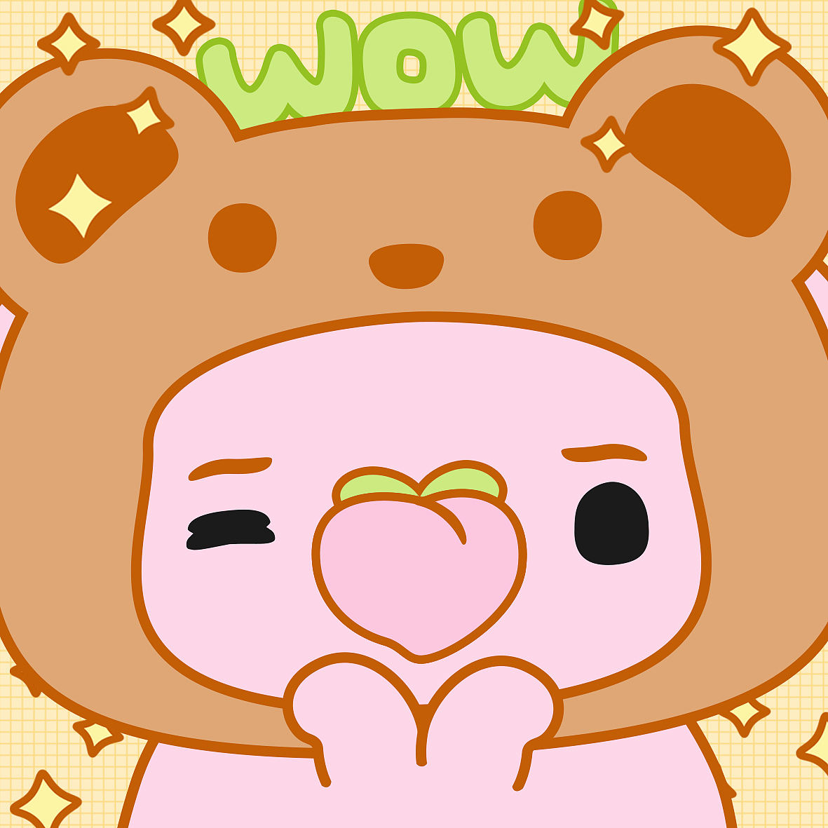 奶桃小猪头像分享篇（图ZNDEwMjQwMDY0） - 单幅漫画 - 站酷设计师贝贝的天空原创素材 - 站酷ZCOOL