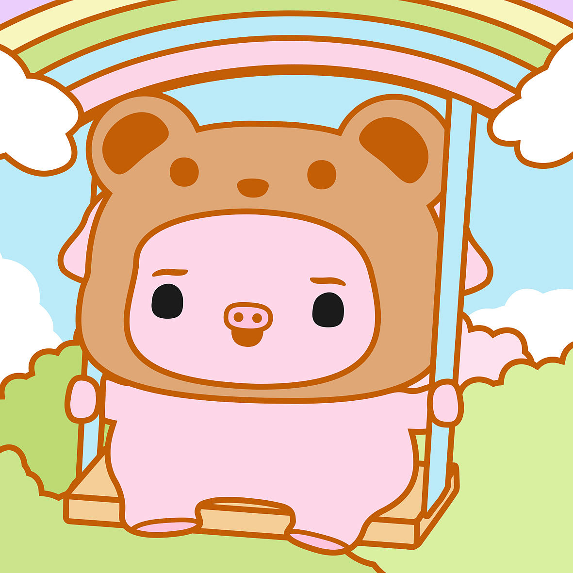 奶桃小猪头像分享篇（图ZNDEwMjQwMDky） - 单幅漫画 - 站酷设计师贝贝的天空原创素材 - 站酷ZCOOL