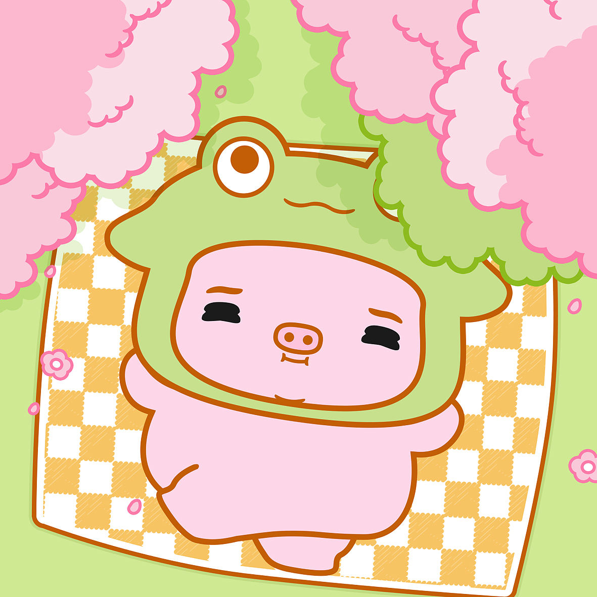 奶桃小猪头像分享篇（图ZNDEwMjQwMTA0） - 单幅漫画 - 站酷设计师贝贝的天空原创素材 - 站酷ZCOOL