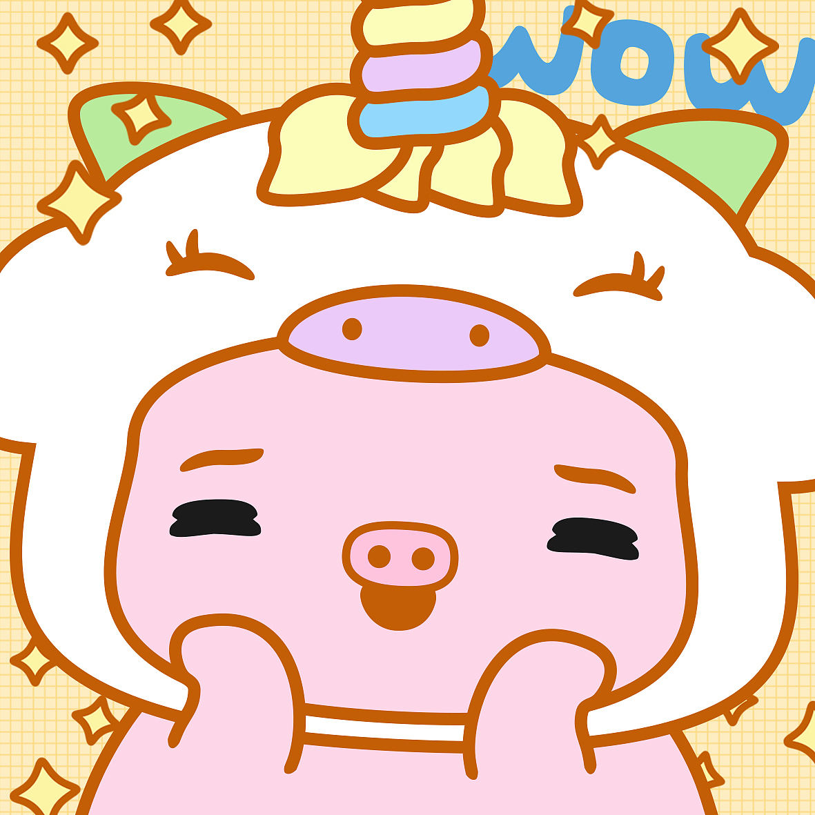 奶桃小猪头像分享篇（图ZNDEwMjQwMTEy） - 单幅漫画 - 站酷设计师贝贝的天空原创素材 - 站酷ZCOOL