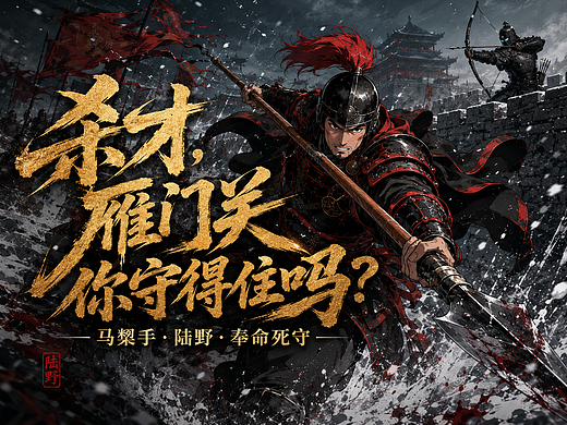 AIGC 视觉原创国风 2D 漫剧《雁门・墨攻》| 全案展示