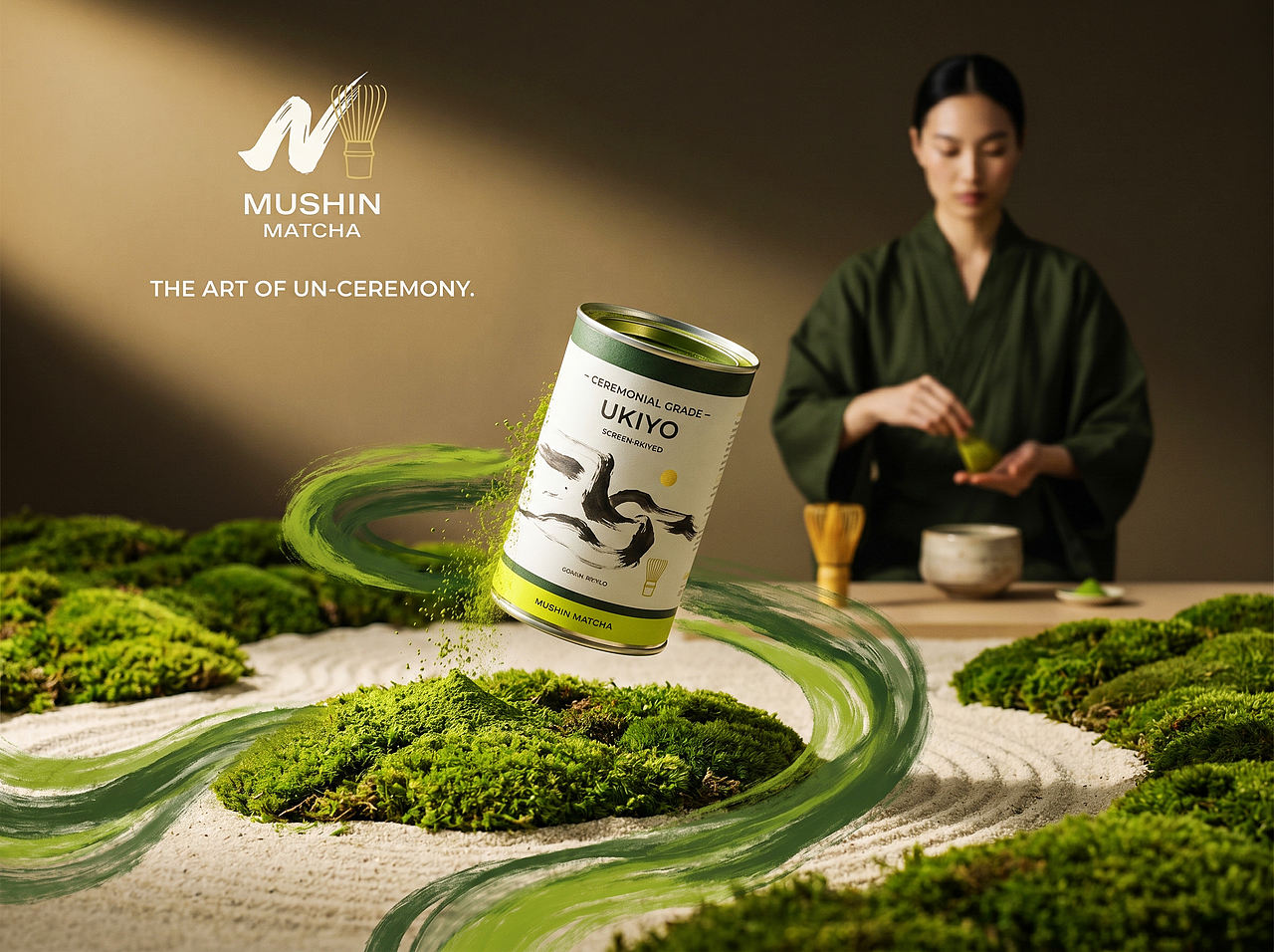 Up-Brands上游文传|MUSHIN MATCHA:一盒山水一盒禅(图ZNDEwMjYzODI0) - 包装 - 站酷设计师上游文创品牌设计原创素材 - 站酷ZCOOL