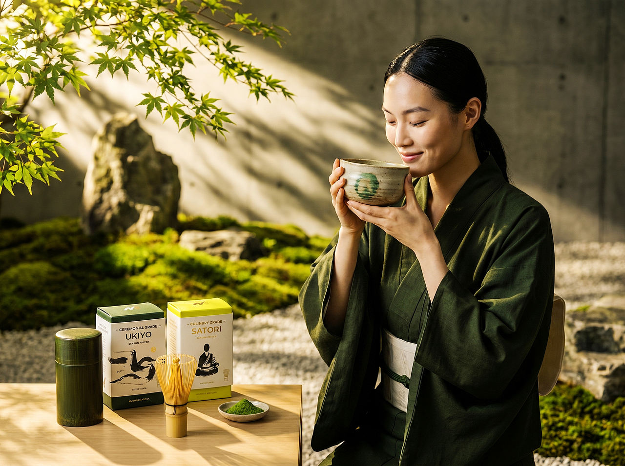 Up-Brands上游文传|MUSHIN MATCHA:一盒山水一盒禅(图ZNDEwMjYzODQw) - 包装 - 站酷设计师上游文创品牌设计原创素材 - 站酷ZCOOL