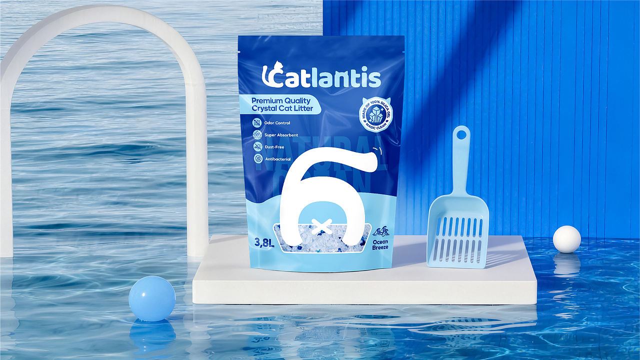 Catlantis®海外猫砂品牌丨宠物包装设计(图ZNDEwMjYzOTQ0) - 包装 - 站酷设计师荒誕想象实验室原创素材 - 站酷ZCOOL