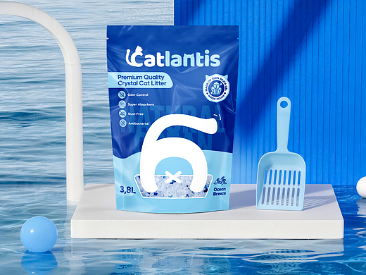 Catlantis®海外猫砂品牌丨宠物包装设计