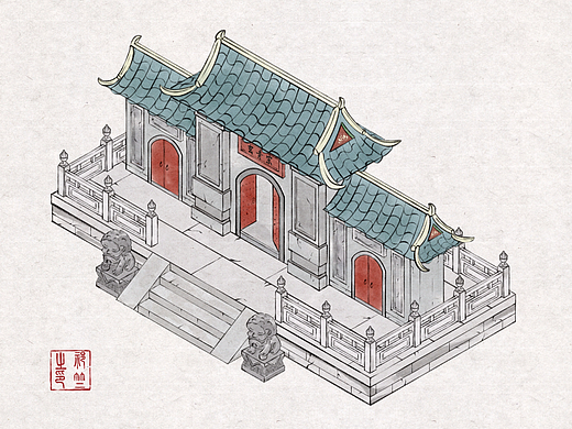 造景贴纸/玄青宗